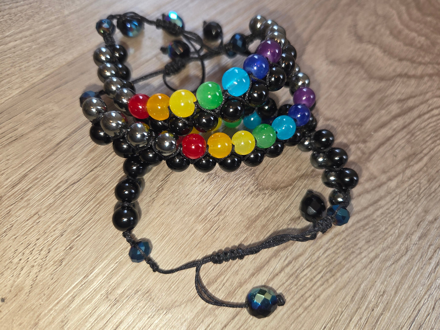 Macrame Rainbow Bracelet