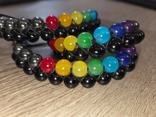 Macrame Rainbow Bracelet
