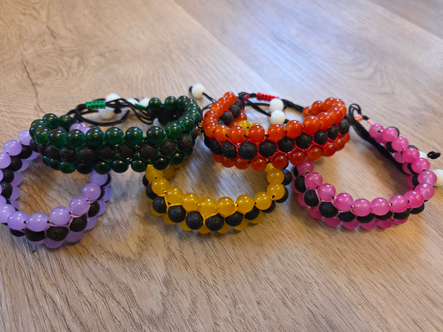 Macrame Rainbow Bracelets