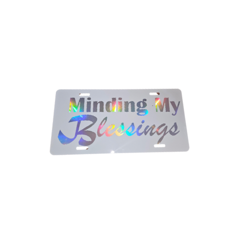 Minding My Blessings Plate