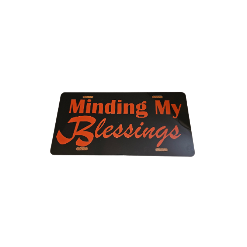 Minding My Blessings Plate